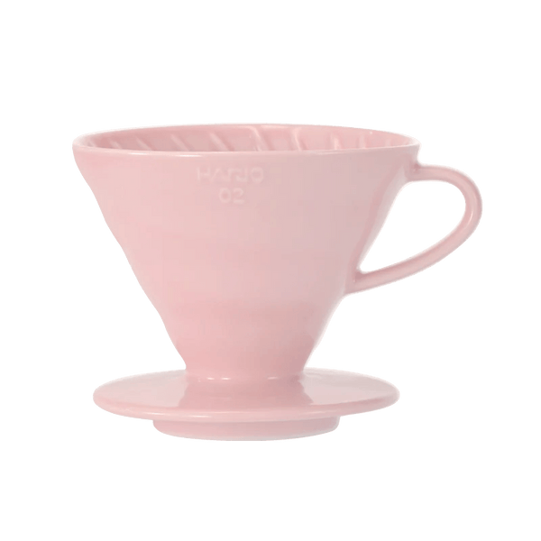 V60 Ceramic Colour 02 Dripper-Hario-Pink-Barista och Espresso