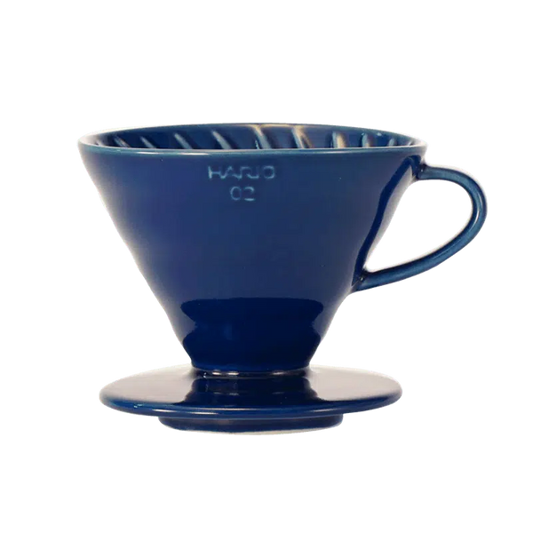 V60 Ceramic Colour 02 Dripper-Hario-Indigo Blue-Barista och Espresso