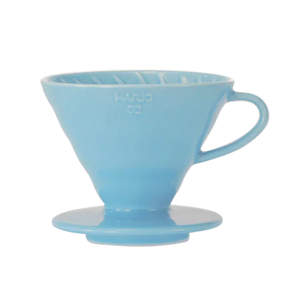 V60 Ceramic Colour 02 Dripper-Hario-Blue-Barista och Espresso